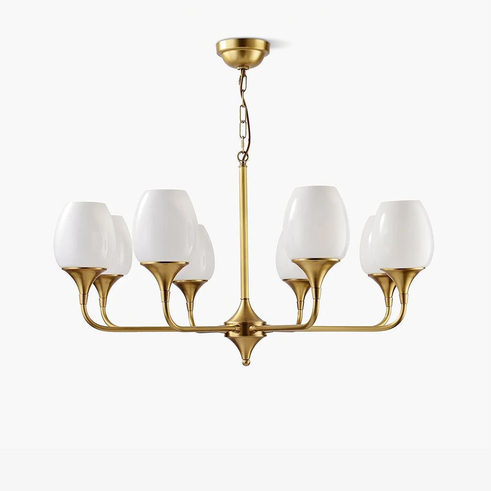 Charlie Chandelier - Elegant Lighting Fixture with Adjustable Height &