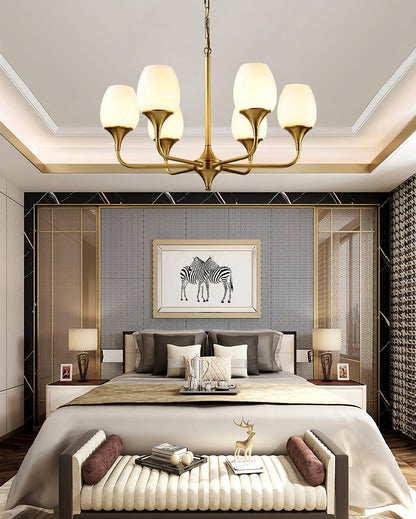 Charlie Chandelier - Elegant Lighting Fixture with Adjustable Height &