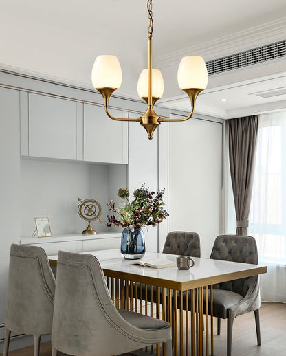 Charlie Chandelier - Elegant Lighting Fixture with Adjustable Height &