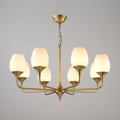 Charlie Chandelier - Elegant Lighting Fixture with Adjustable Height &