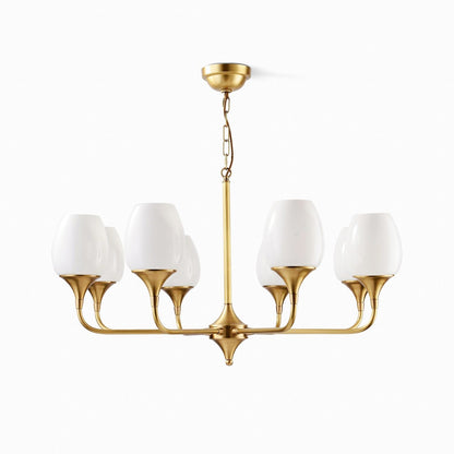 Charlie Chandelier - Elegant Lighting Fixture with Adjustable Height &