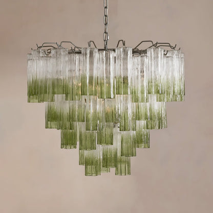 Chiara Chandelier - Elegant Crystal Design with Adjustable Height