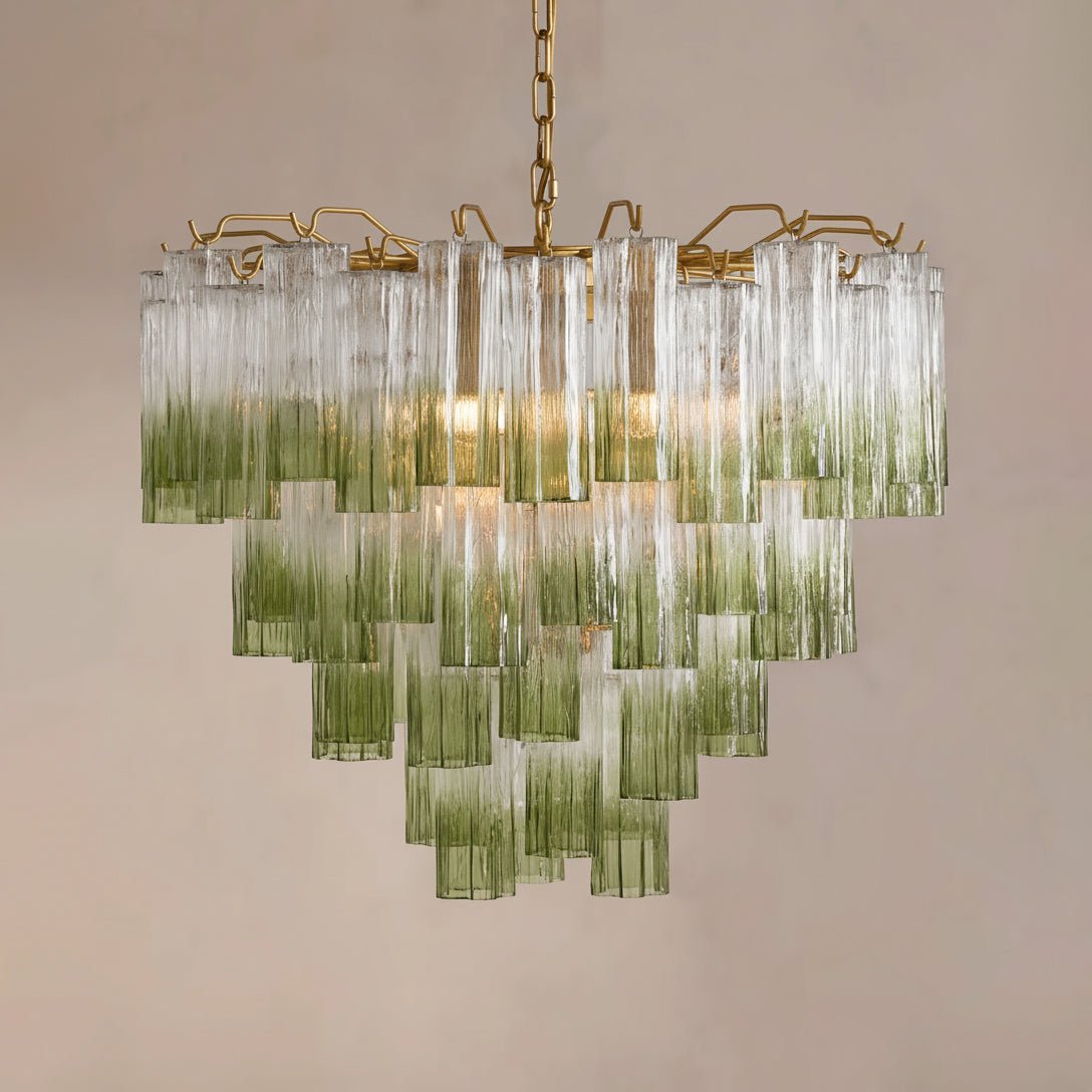 Chiara Chandelier - Elegant Crystal Design with Adjustable Height