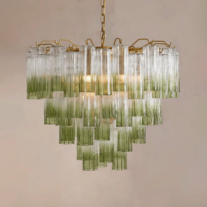 Chiara Chandelier - Elegant Crystal Design with Adjustable Height