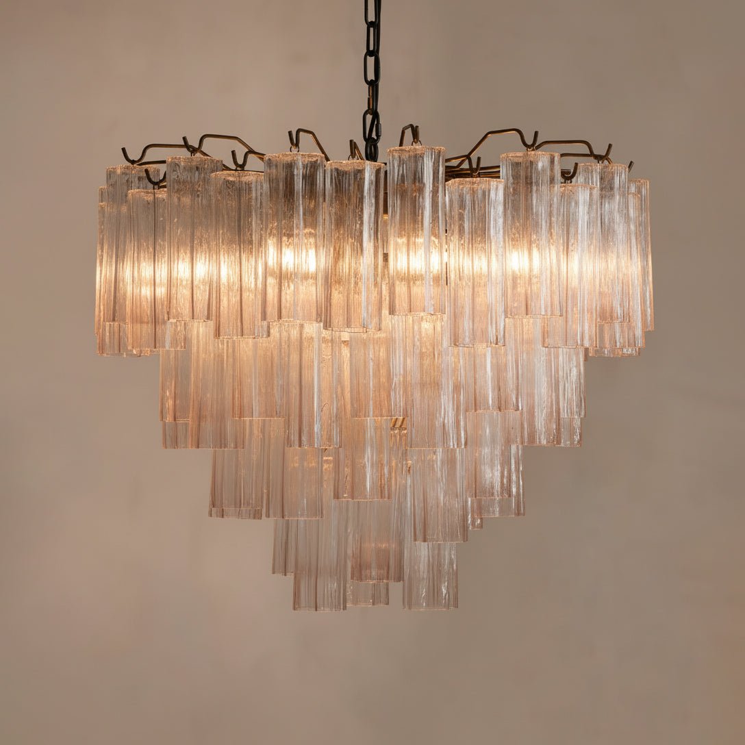 Chiara Chandelier - Elegant Crystal Design with Adjustable Height