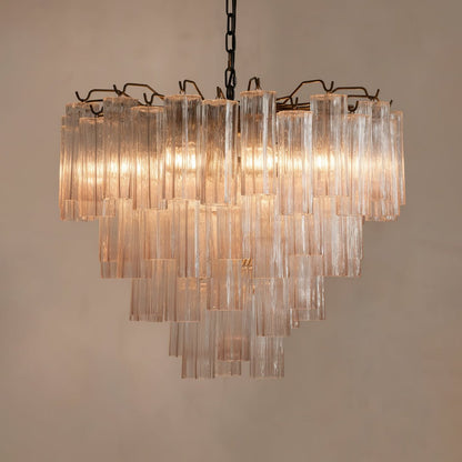 Chiara Chandelier - Elegant Crystal Design with Adjustable Height