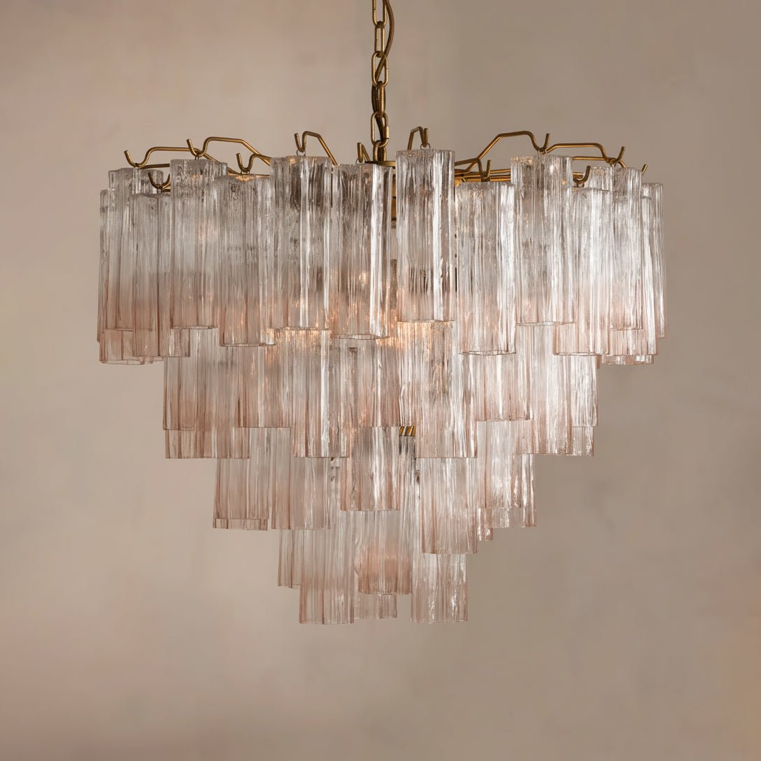 Chiara Chandelier - Elegant Crystal Design with Adjustable Height