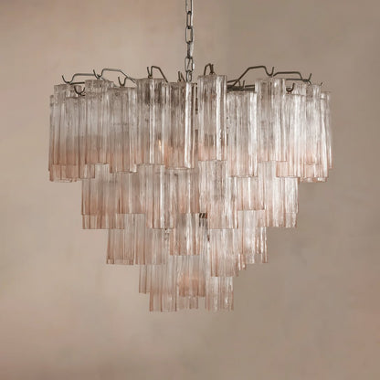 Chiara Chandelier - Elegant Crystal Design with Adjustable Height