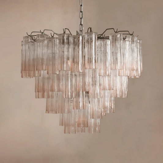 Chiara Chandelier - Elegant Crystal Design with Adjustable Height