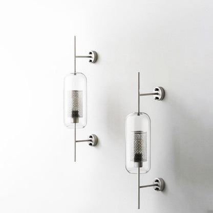Chiswick Glass Wall Light - Modern Design, Adjustable Brightness