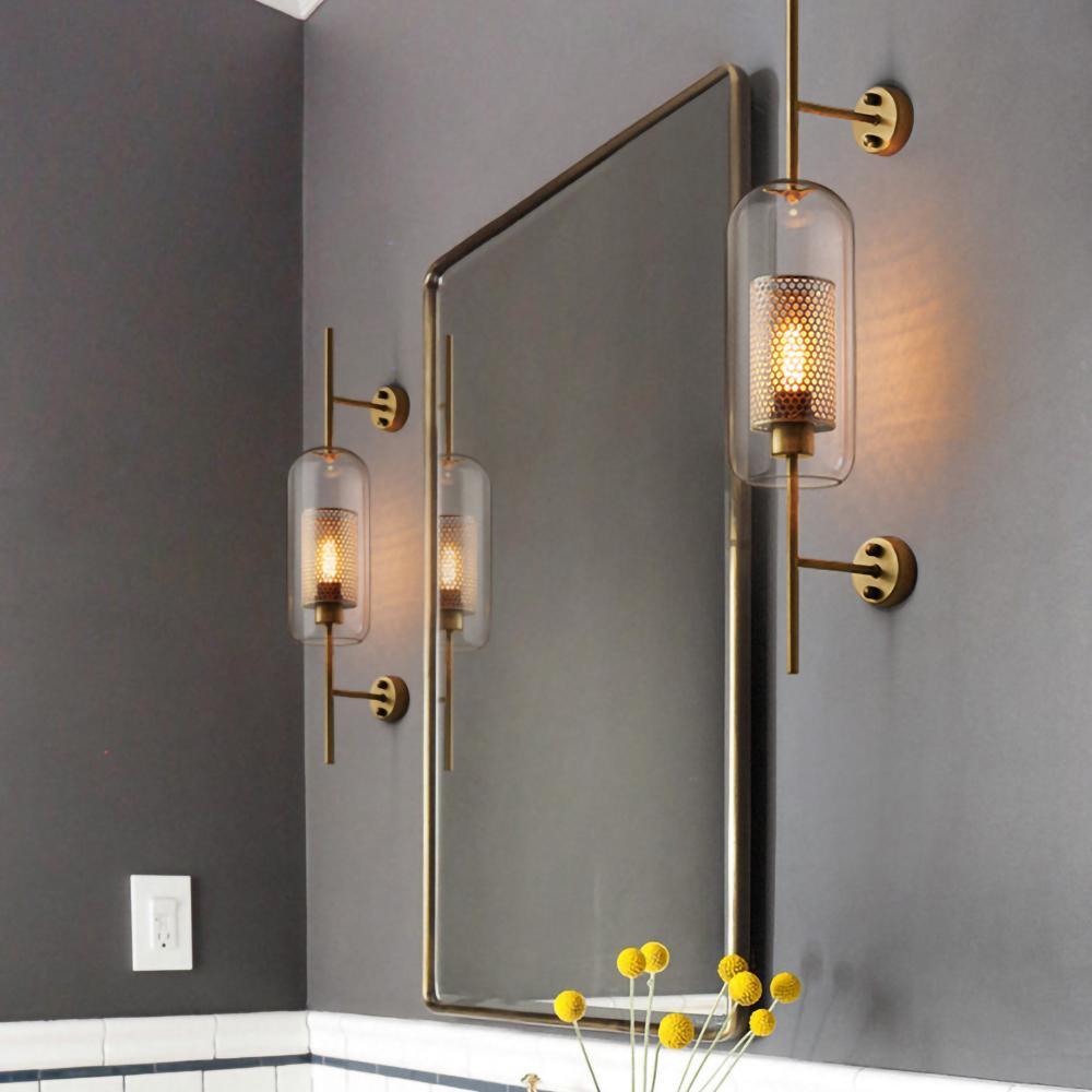 Chiswick Glass Wall Light - Modern Design, Adjustable Brightness