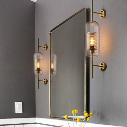 Chiswick Glass Wall Light - Modern Design, Adjustable Brightness