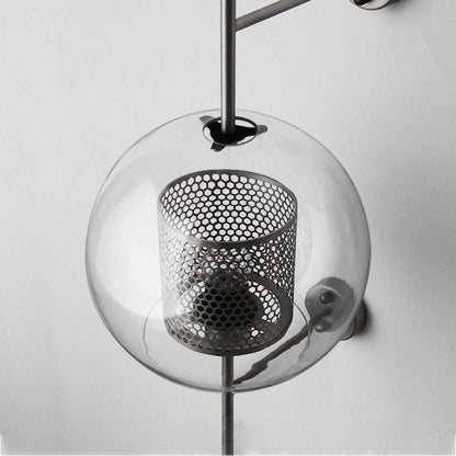 Chiswick Glass Wall Light - Modern Design, Adjustable Brightness