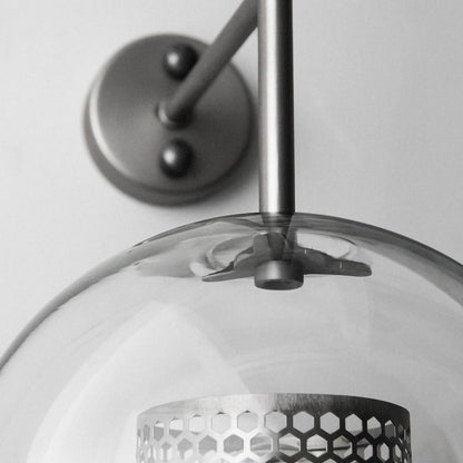 Chiswick Glass Wall Light - Modern Design, Adjustable Brightness