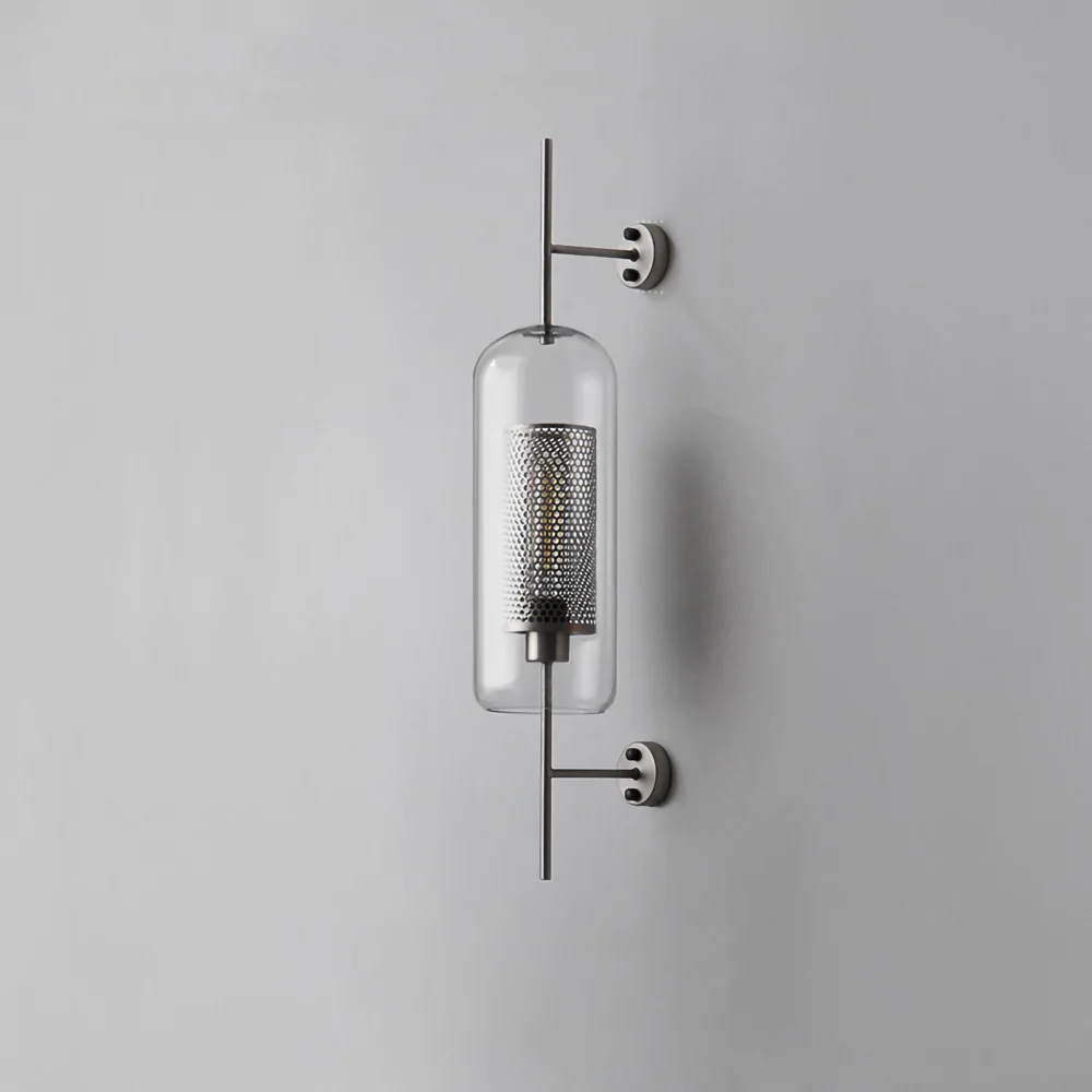 Chiswick Glass Wall Light - Modern Design, Adjustable Brightness