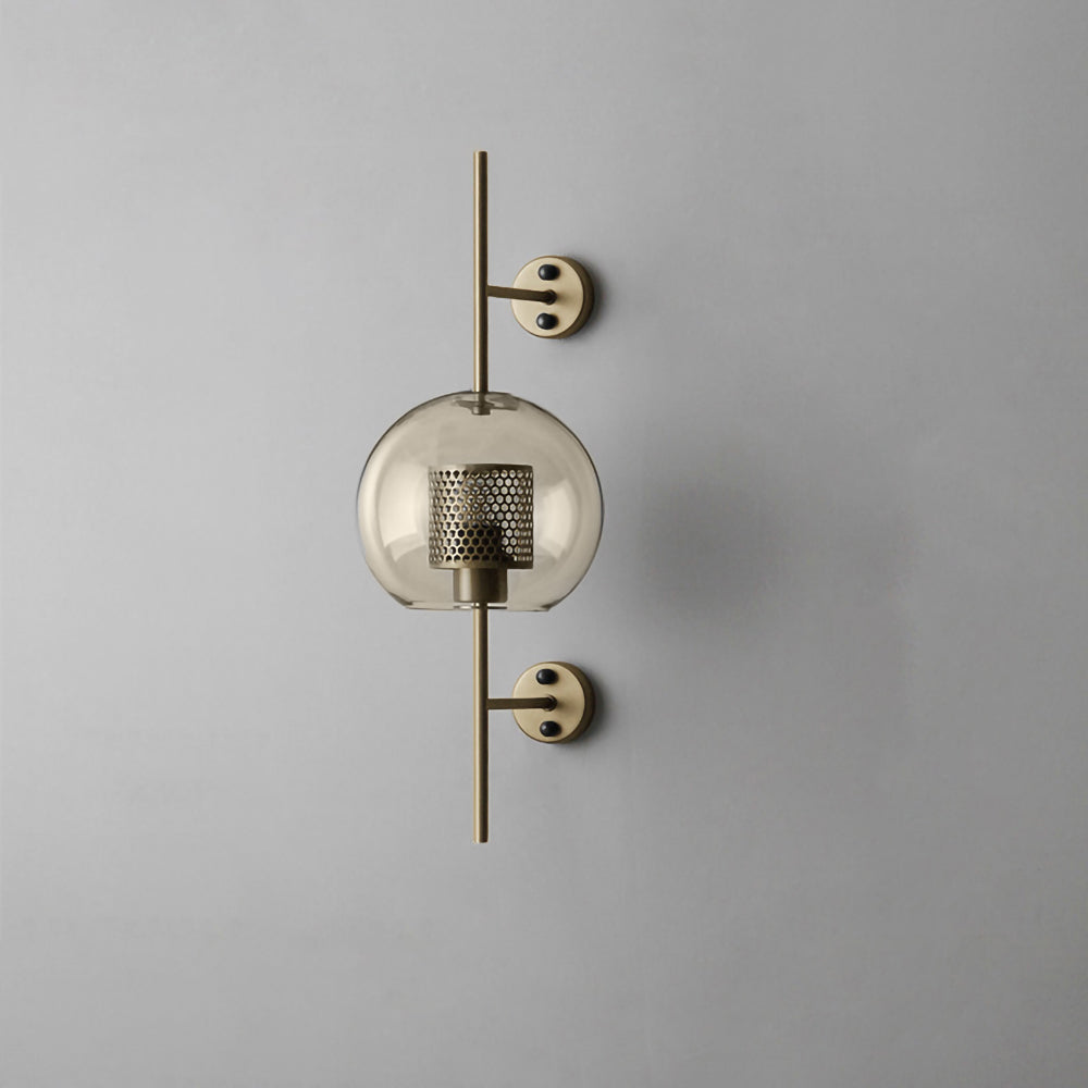 Chiswick Glass Wall Light - Modern Design, Adjustable Brightness