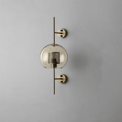 Chiswick Glass Wall Light - Modern Design, Adjustable Brightness