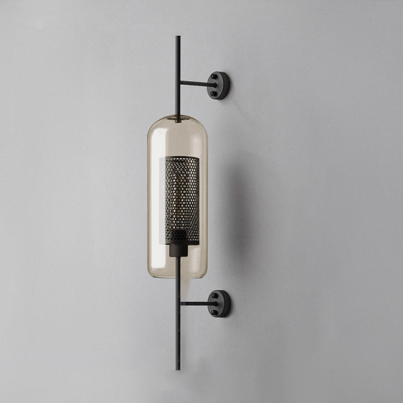 Chiswick Glass Wall Light - Modern Design, Adjustable Brightness