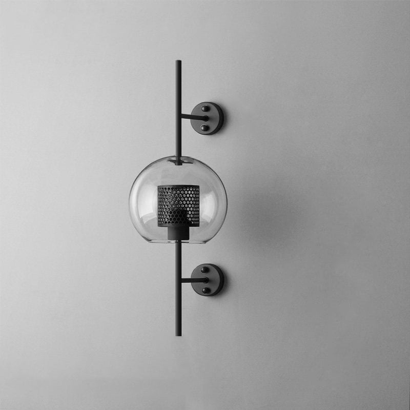 Chiswick Glass Wall Light - Modern Design, Adjustable Brightness