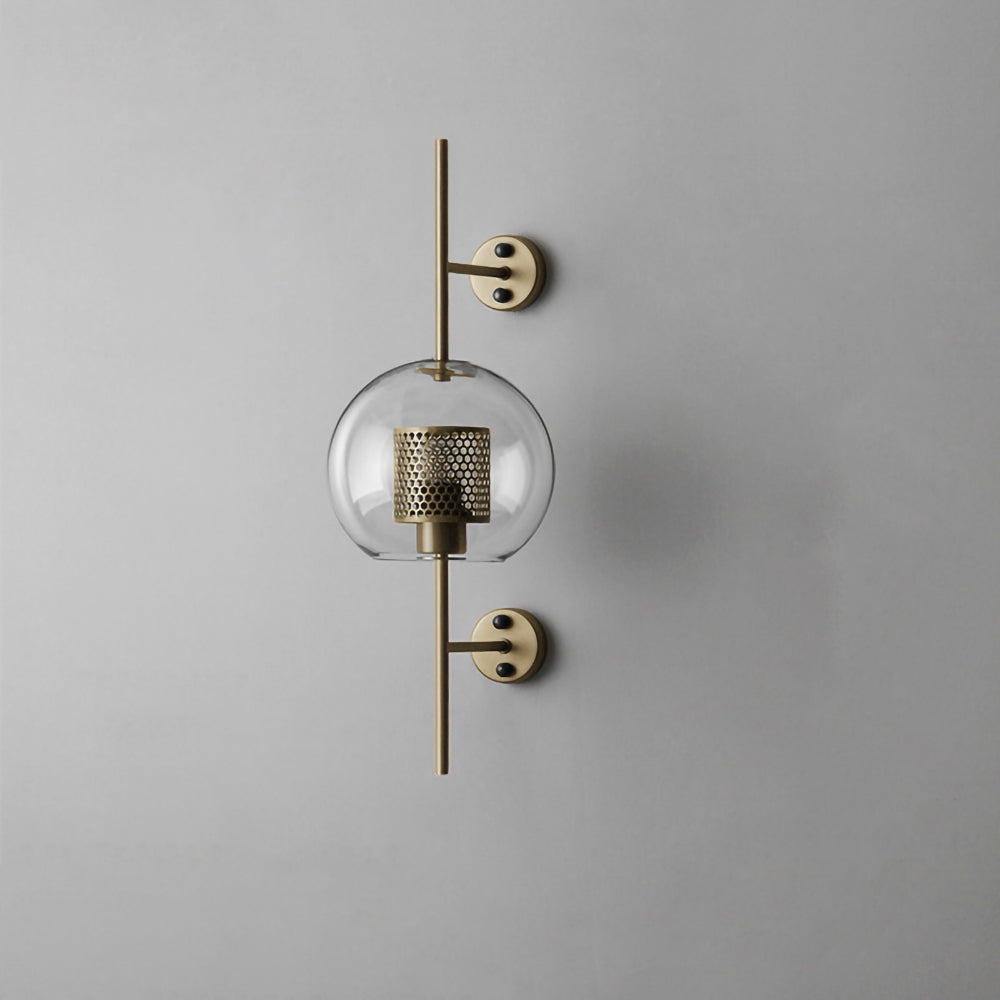Chiswick Glass Wall Light - Modern Design, Adjustable Brightness