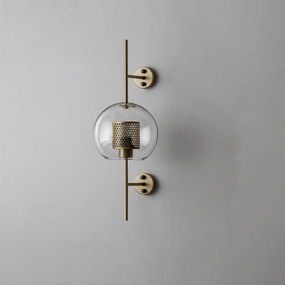 Chiswick Glass Wall Light - Modern Design, Adjustable Brightness