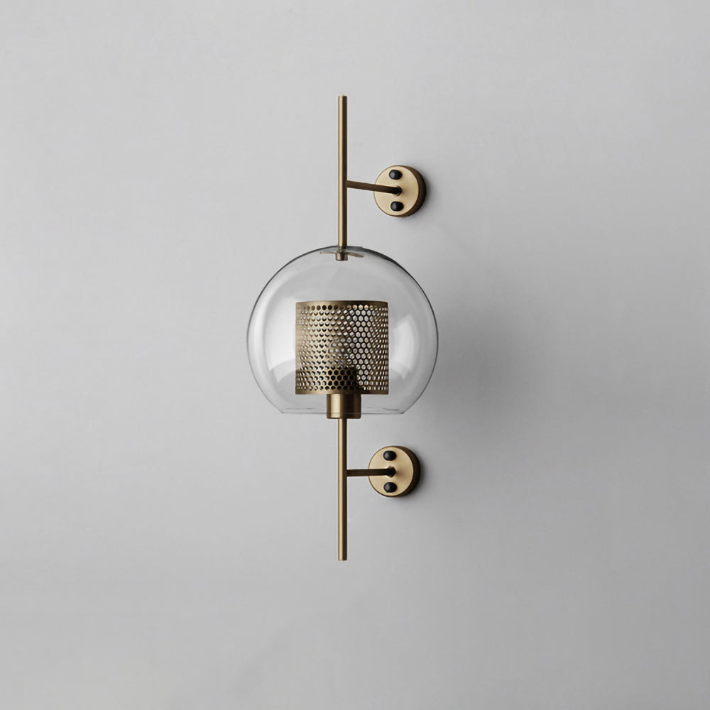 Chiswick Glass Wall Light - Modern Design, Adjustable Brightness