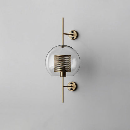 Chiswick Glass Wall Light - Modern Design, Adjustable Brightness