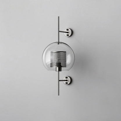 Chiswick Glass Wall Light - Modern Design, Adjustable Brightness
