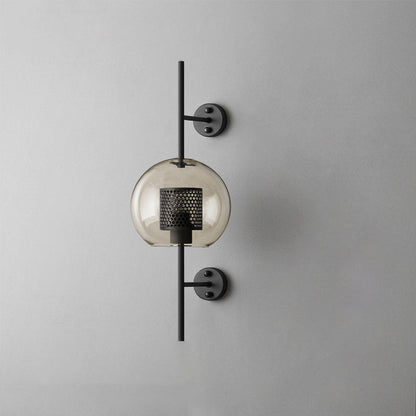 Chiswick Glass Wall Light - Modern Design, Adjustable Brightness