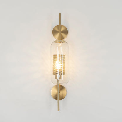 Chiswick Glass Wall Light - Modern Design, Adjustable Brightness