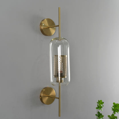 Chiswick Glass Wall Light - Modern Design, Adjustable Brightness