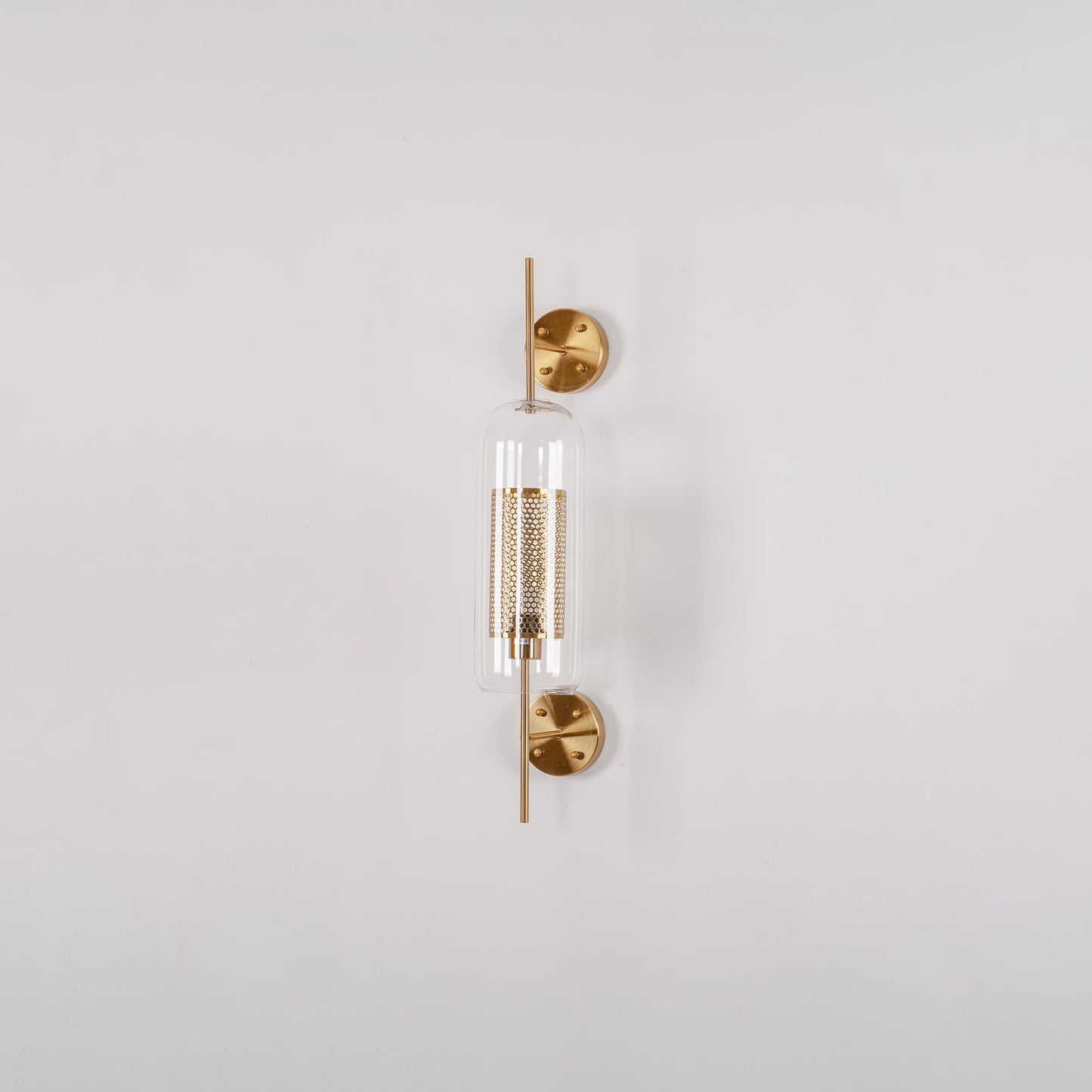 Chiswick Glass Wall Light - Modern Design, Adjustable Brightness