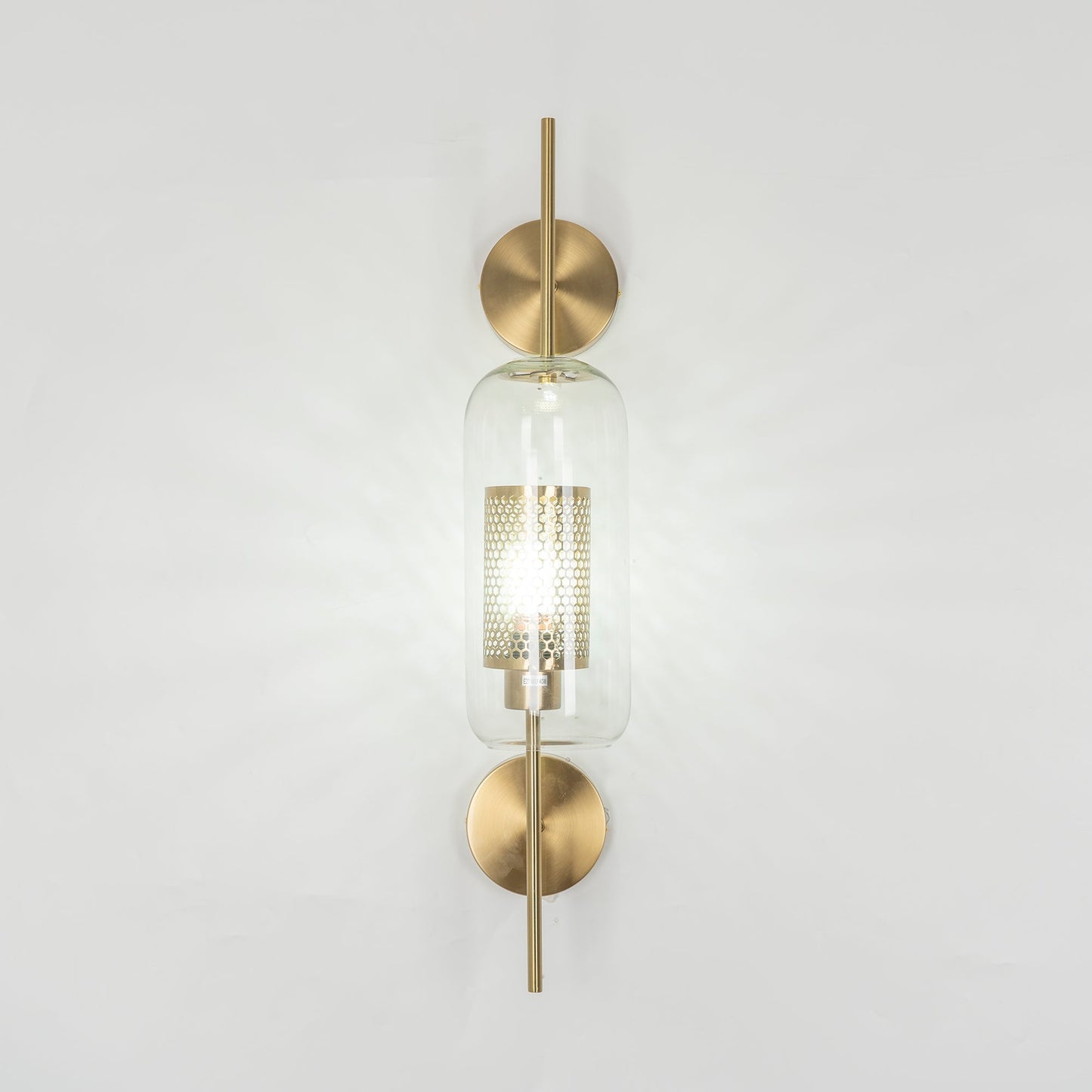 Chiswick Glass Wall Light - Modern Design, Adjustable Brightness