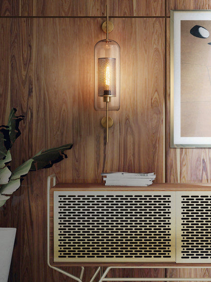 Chiswick Glass Wall Light - Modern Design, Adjustable Brightness