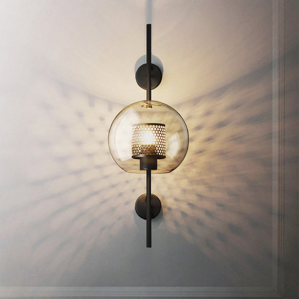 Chiswick Glass Wall Light - Modern Design, Adjustable Brightness