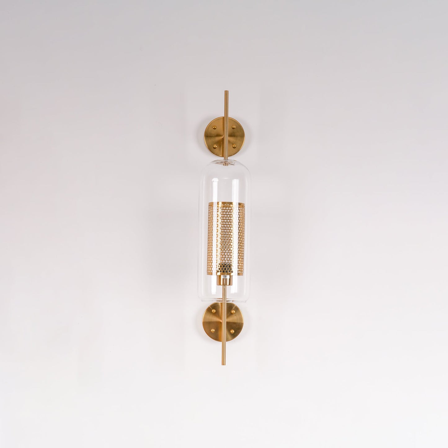 Chiswick Glass Wall Light - Modern Design, Adjustable Brightness