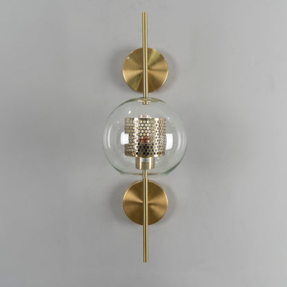Chiswick Glass Wall Light - Modern Design, Adjustable Brightness