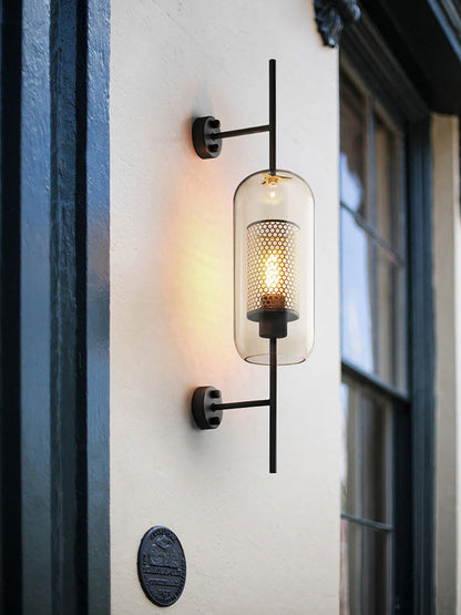 Chiswick Glass Wall Light - Modern Design, Adjustable Brightness
