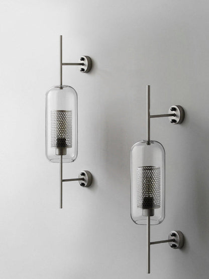 Chiswick Glass Wall Light - Modern Design, Adjustable Brightness
