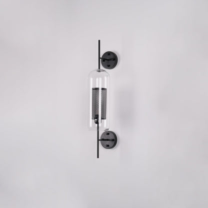 Chiswick Glass Wall Light - Modern Design, Adjustable Brightness