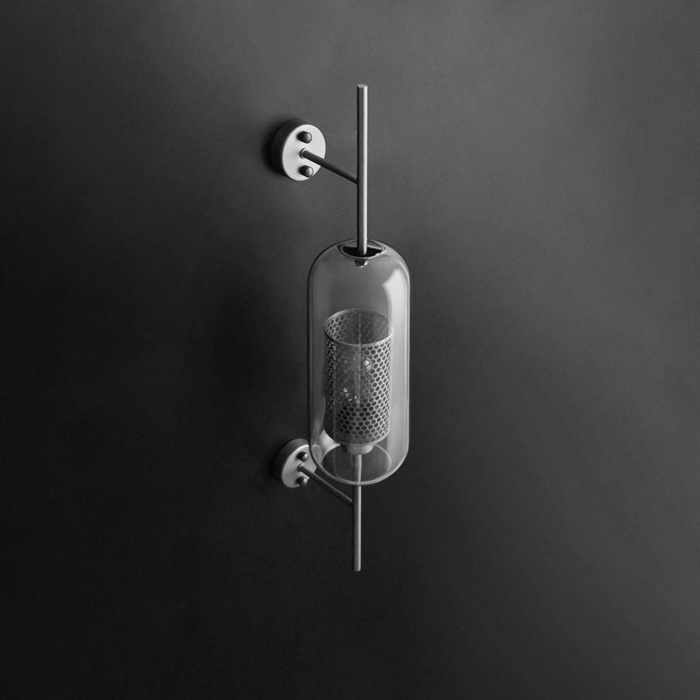 Chiswick Glass Wall Light - Modern Design, Adjustable Brightness