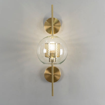 Chiswick Glass Wall Light - Modern Design, Adjustable Brightness