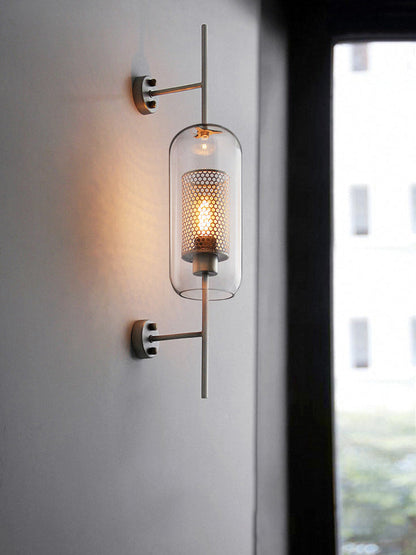 Chiswick Glass Wall Light - Modern Design, Adjustable Brightness