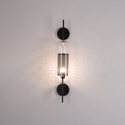 Chiswick Glass Wall Light - Modern Design, Adjustable Brightness