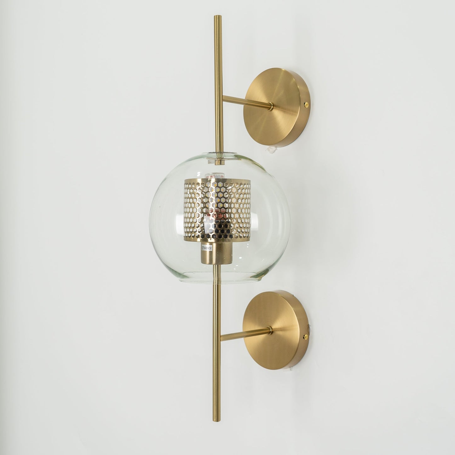 Chiswick Glass Wall Light - Modern Design, Adjustable Brightness