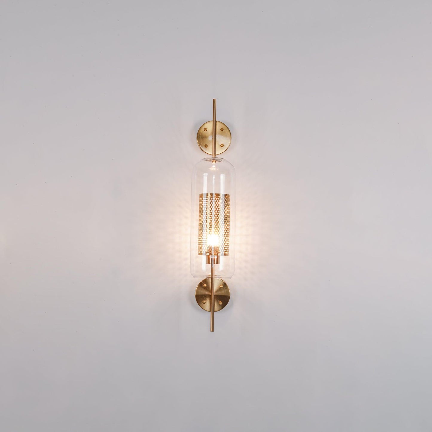 Chiswick Glass Wall Light - Modern Design, Adjustable Brightness