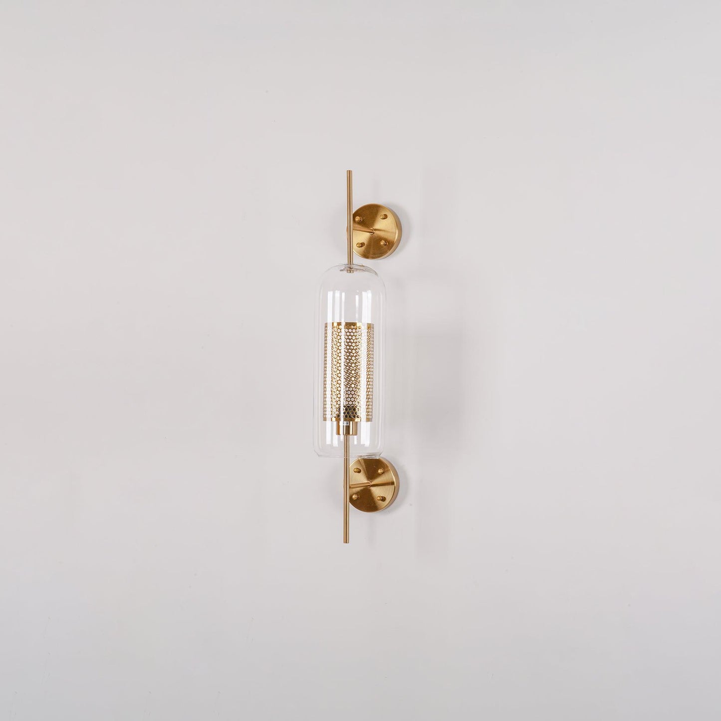 Chiswick Glass Wall Light - Modern Design, Adjustable Brightness