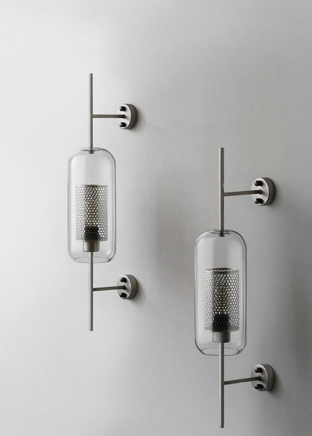 Chiswick Glass Wall Light - Modern Design, Adjustable Brightness