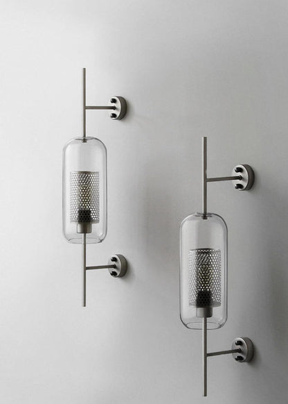 Chiswick Glass Wall Light - Modern Design, Adjustable Brightness