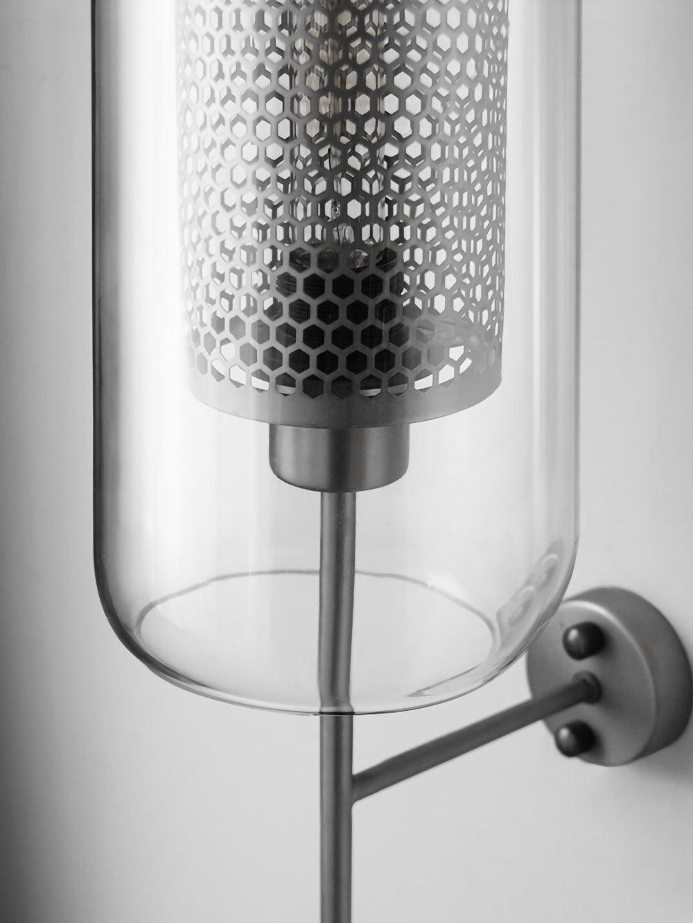Chiswick Glass Wall Light - Modern Design, Adjustable Brightness